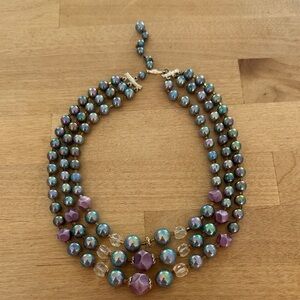 vintage Japan beaded necklace
